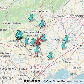 Mappa Via Maredana, 31052 Maserada sul Piave TV, Italia (14.7125)