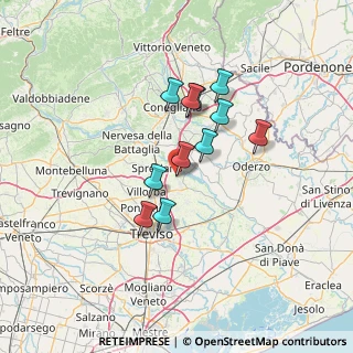 Mappa Via Maredana, 31052 Maserada sul Piave TV, Italia (10.48364)
