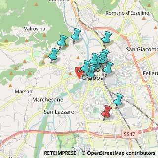 Mappa Via Lodi, 36061 Bassano del Grappa VI, Italia (1.5)