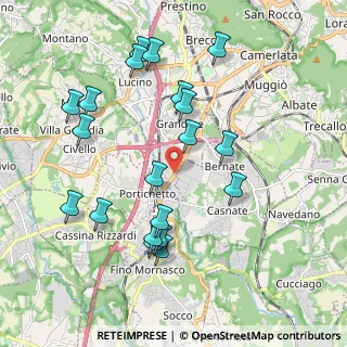 Mappa Via Strada Statale dei Giovi, 22070 Casnate con Bernate CO, Italia (2.048)