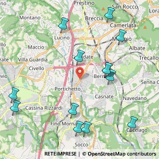 Mappa Via Strada Statale dei Giovi, 22070 Casnate con Bernate CO, Italia (2.62308)