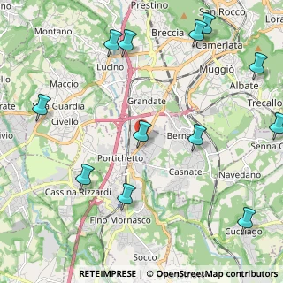 Mappa Via Strada Statale dei Giovi, 22070 Casnate con Bernate CO, Italia (2.8)