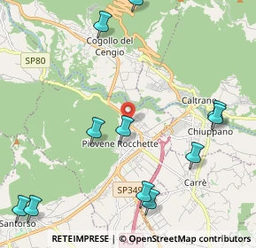Mappa Via Roma, 36013 Piovene Rocchette VI, Italia (2.68636)