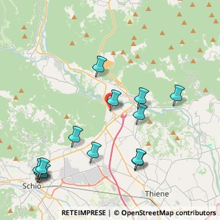 Mappa Via Monte Cengio, 36013 Piovene Rocchette VI, Italia (5.04929)