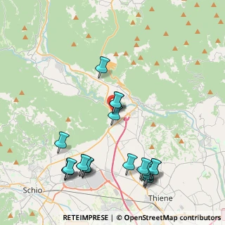 Mappa Via Monte Cengio, 36013 Piovene Rocchette VI, Italia (4.831)
