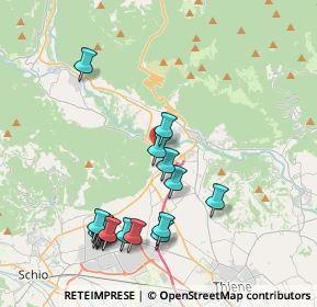 Mappa Via Monte Cengio, 36013 Piovene Rocchette VI, Italia (4.23706)