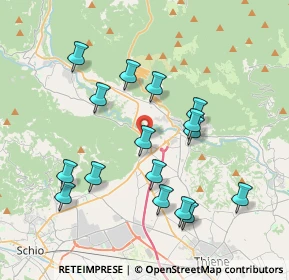 Mappa Via Monte Cengio, 36013 Piovene Rocchette VI, Italia (3.74875)
