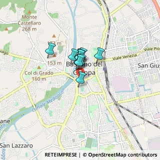 Mappa Piazzale Luigi Cadorna, 36061 Bassano del Grappa VI, Italia (0.43909)