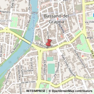 Mappa Piazzale Cadorna, 11, 36061 Bassano del Grappa, Vicenza (Veneto)