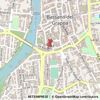 Mappa Via del Bastion, 49, 36061 Bassano del Grappa, Vicenza (Veneto)