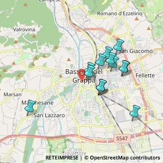 Mappa BATTISTA, 36061 Bassano del Grappa VI, Italia (1.64786)