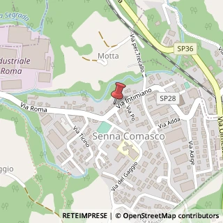 Mappa SP28, 1, 22070 Senna Comasco, Como (Lombardia)