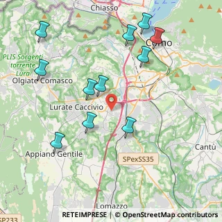 Mappa Piazza Marconi, 22070 Luisago CO, Italia (4.42909)