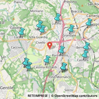 Mappa Piazza Marconi, 22070 Luisago CO, Italia (2.37133)