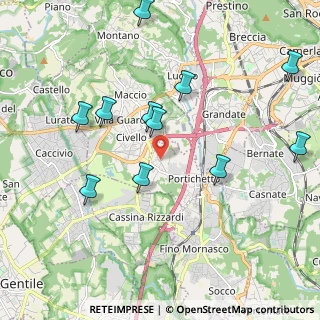 Mappa Piazza Marconi, 22070 Luisago CO, Italia (2.12273)