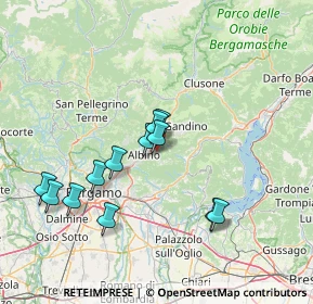Mappa Via Valbosana, 24021 Albino BG, Italia (13.64)