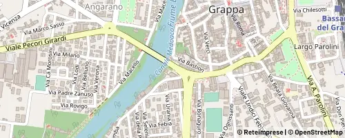 Mappa バッサーノ・デル・グラッパ