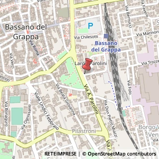 Mappa Largo Parolini, 108, 36061 Bassano del Grappa, Vicenza (Veneto)