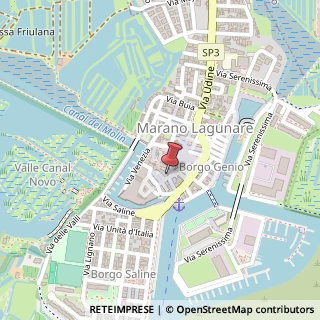 Mappa Piazza Vittorio Emanuele II, 11, 33050 Marano Lagunare, Udine (Friuli-Venezia Giulia)