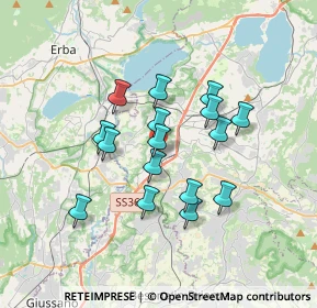 Mappa Via Brianza, 23845 Costa Masnaga LC, Italia (2.84875)