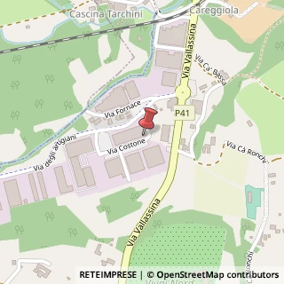 Mappa Via Costone, 8, 22040 Lurago d'Erba, Como (Lombardia)