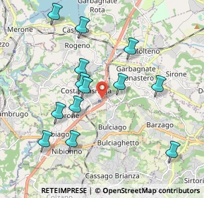Mappa Viale 4 Novembre, 23845 Costa Masnaga LC, Italia (1.94077)