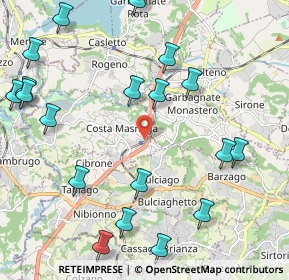 Mappa Viale 4 Novembre, 23845 Costa Masnaga LC, Italia (2.6695)