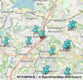 Mappa Viale 4 Novembre, 23845 Costa Masnaga LC, Italia (2.638)