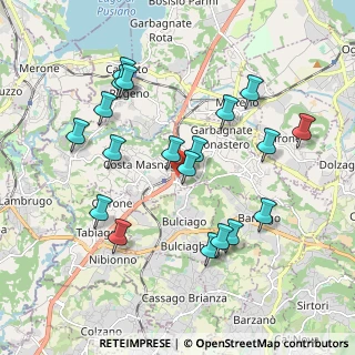 Mappa Via Fornacetta, 23846 Garbagnate Monastero LC, Italia (1.95579)