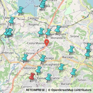 Mappa Via Fornacetta, 23846 Garbagnate Monastero LC, Italia (2.951)