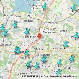 Mappa Via Fornacetta, 23846 Garbagnate Monastero LC, Italia (3.3285)
