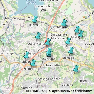 Mappa Via Fornacetta, 23846 Garbagnate Monastero LC, Italia (1.99571)