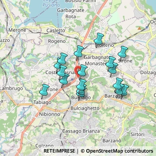 Mappa Via Fornacetta, 23846 Garbagnate Monastero LC, Italia (1.53941)