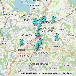 Mappa Via Fornacetta, 23846 Garbagnate Monastero LC, Italia (1.42833)
