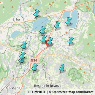 Mappa Via Fornacetta, 23846 Garbagnate Monastero LC, Italia (3.98417)