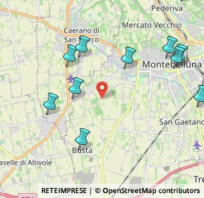 Mappa Via Calmaggiore, 31044 Montebelluna TV, Italia (2.50636)