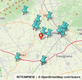 Mappa Via Calmaggiore, 31044 Montebelluna TV, Italia (3.62071)
