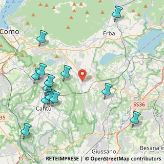 Mappa Via Santuario, 22040 Alzate Brianza CO, Italia (4.90846)