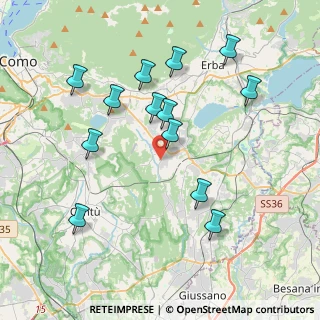 Mappa Via Santuario, 22040 Alzate Brianza CO, Italia (3.95846)