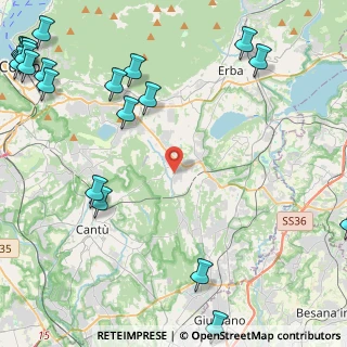 Mappa Via Santuario, 22040 Alzate Brianza CO, Italia (6.9465)