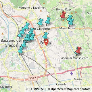 Mappa Via Col Caprile, 36060 Romano D'ezzelino VI, Italia (2.21)