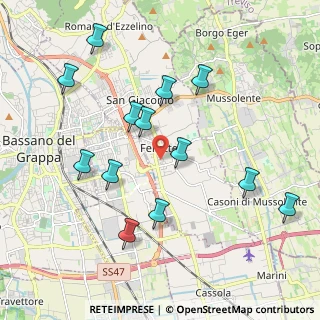 Mappa Via Col Caprile, 36060 Romano D'ezzelino VI, Italia (2.05462)