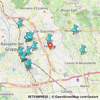 Mappa Via Col Caprile, 36060 Romano D'ezzelino VI, Italia (2.28071)
