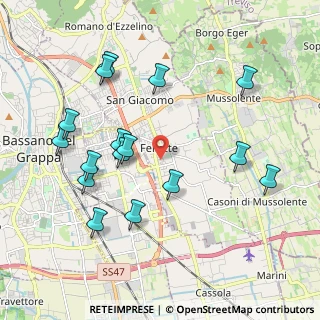 Mappa Via Col Caprile, 36060 Romano D'ezzelino VI, Italia (2.09875)
