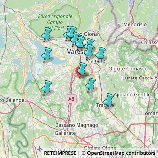 Mappa 21040 Morazzone VA, Italia (6.5)