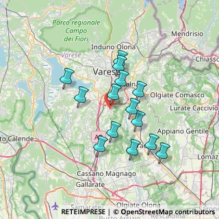 Mappa 21040 Morazzone VA, Italia (5.93357)