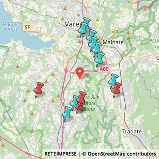 Mappa 21040 Morazzone VA, Italia (3.77714)