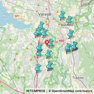 Mappa 21040 Morazzone VA, Italia (3.57474)