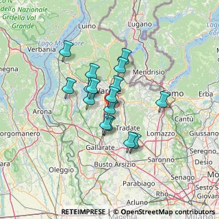 Mappa 21040 Morazzone VA, Italia (9.95313)