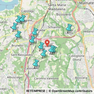 Mappa 21040 Morazzone VA, Italia (1.98167)